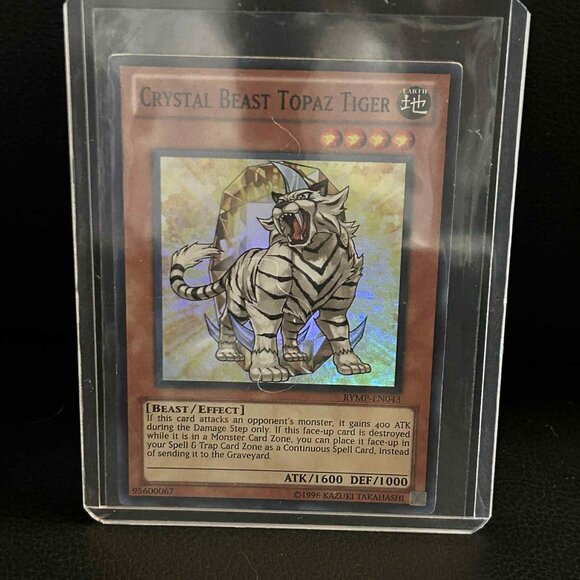 Crystal Beast Topaz Tiger - RYMP-EN043 - Super Rare - Unlimited Edition Ra Yello - Picture 1 of 1
